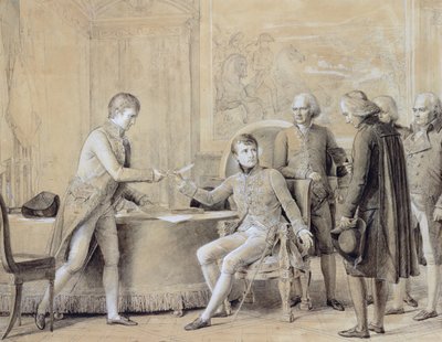 The Signing of the Concordat between France and the Holy See, 15th July 1801  by Baron François Pascal Simon Gérard