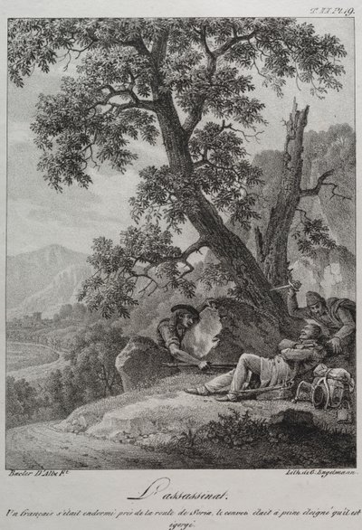 İspanyol Seferi: Suikast by Baron Louis Albert Guillain Bacler d