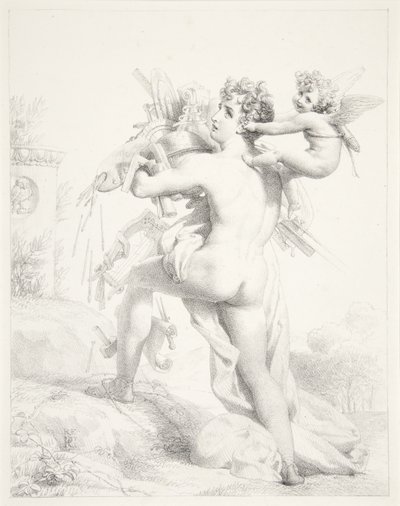 Her şeyi tutan, kaybeder by Baron Pierre Narcisse Guerin