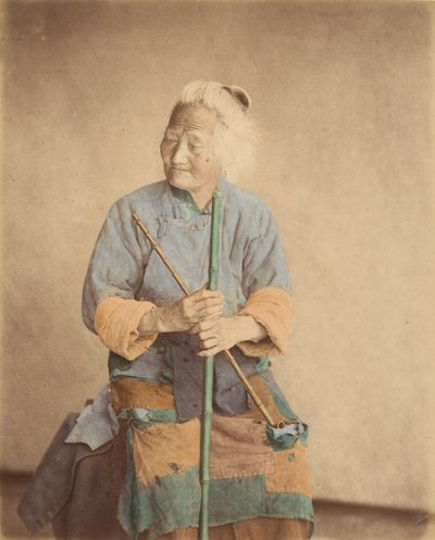 Yaşlı dilenci, 1870