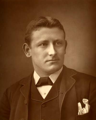 Austin Brereton, İngiliz yazar, 1886 by Barraud