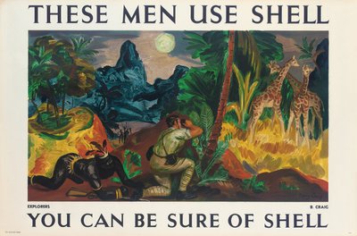 Shell için reklam afişi by Barry Craig