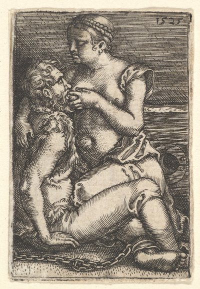 Cimon ve Pero, 17. yüzyılın ortalarında. by Barthel Beham