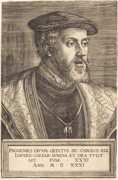 İmparator Charles V by Barthel Beham