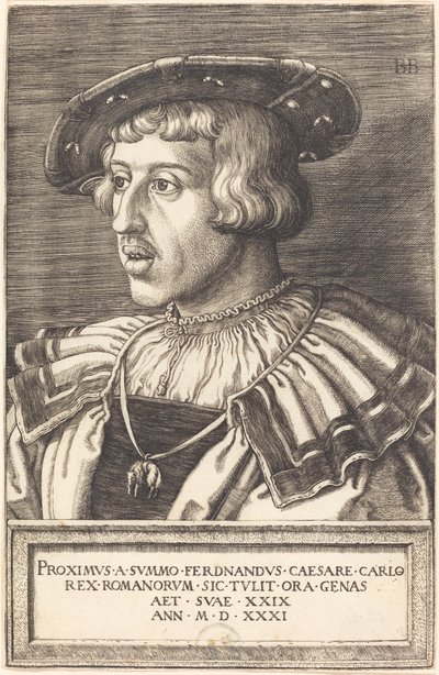 İmparator Ferdinand I by Barthel Beham