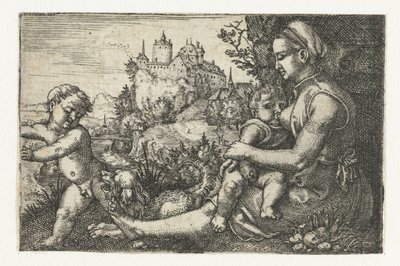 iki çocuklu anne by Barthel Beham