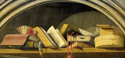 Nişte Kitaplarla Natürmort, 1442-45 by Barthelemy dEyck