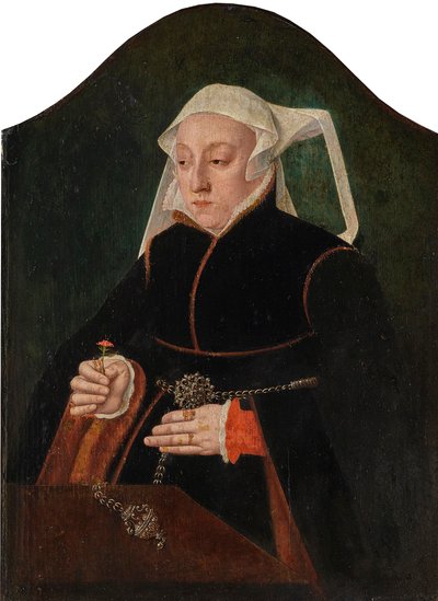 Kadın portresi. by Bartholomäus Bruyn