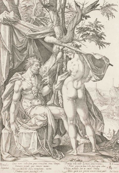 Herkül ve Omphale, 1590 by Bartholomaeus Spranger