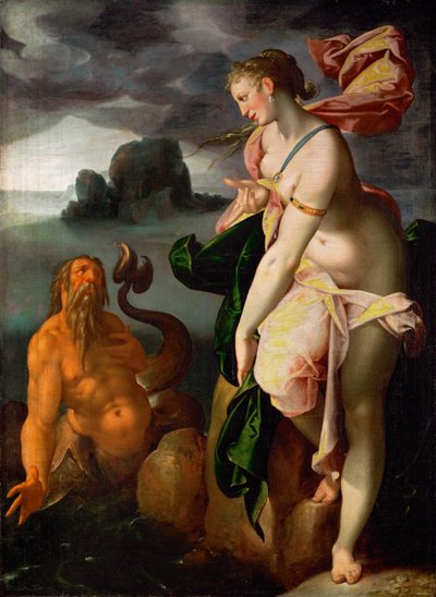Scylla ve Glaucus, yaklaşık 1580-1582 by Bartholomaeus Spranger