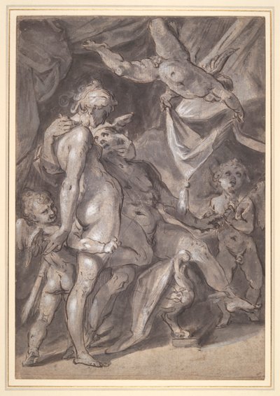 Venüs ve Merkür by Bartholomaeus Spranger