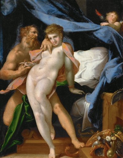Vulcan ve Maia, yaklaşık 1585 by Bartholomaeus Spranger