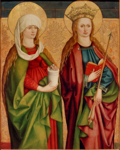 Hl. Maria Magdalena ve Ursula by Bartholomäus Zeitblom