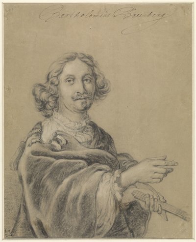 Bartholomew Breenbergh'in Portresi by Bartholomeus Breenbergh (possibly)