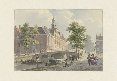 güneyde görülen Lahey'deki Spui, by Bartholomeus Johannes van Hove