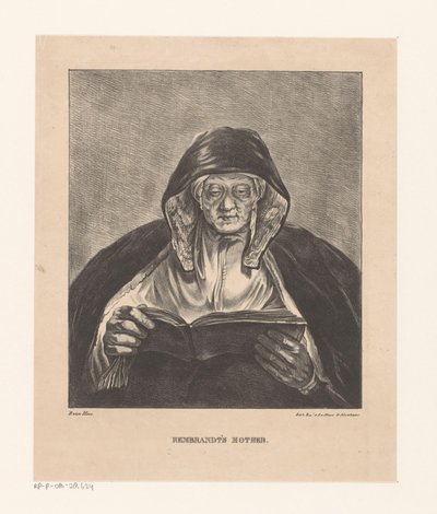Okuyan yaşlı bir kadının portresi Rembrandt