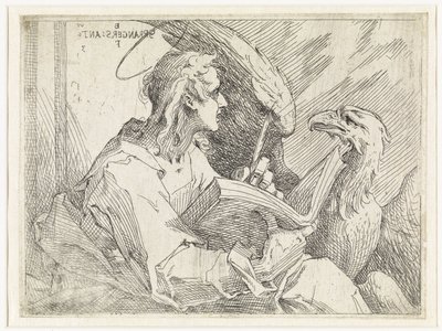 Evangelist John by Bartholomeus Spranger