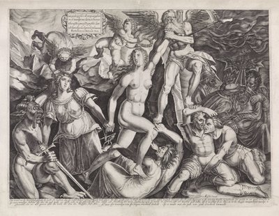 Zaman, Adaletin yardımıyla Gerçeği gün ışığına çıkarıyor by Bartholomeus Willemsz. Dolendo