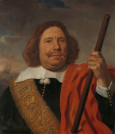 Egbert Meeuwsz Cortenaer (1605-65), Koramiral, Maas Amiralliği, Rotterdam by Bartholomeus van der Helst