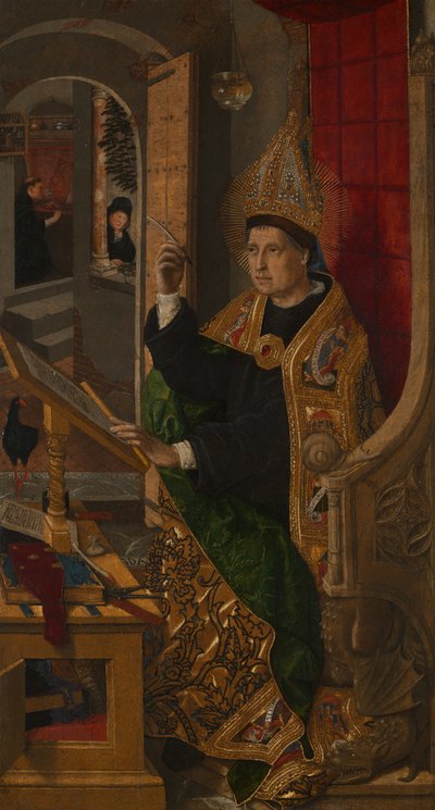 Aziz Augustine, 147785. by Bartolomé Bermejo