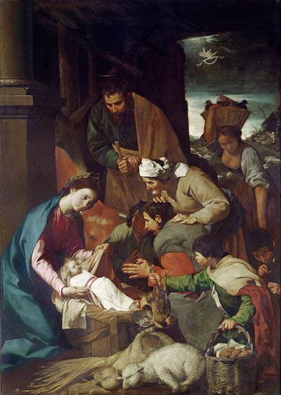 Çobanların Tapınması, 1630 by Bartolomé Esteban Murillo