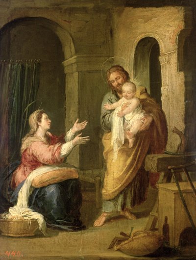 Kutsal Aile, c.1660-70 by Bartolomé Esteban Murillo