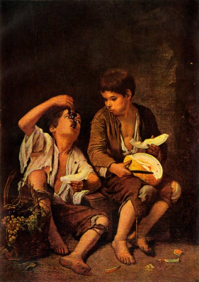 Kavun Yiyenler, c1650, 1946. by Bartolomé Esteban Murillo