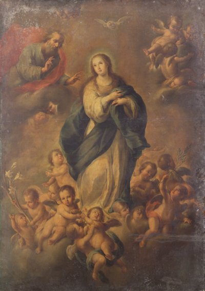 Varsayım (tuval üzerine yağlı boya) by Bartolome Esteban (follower of) Murillo