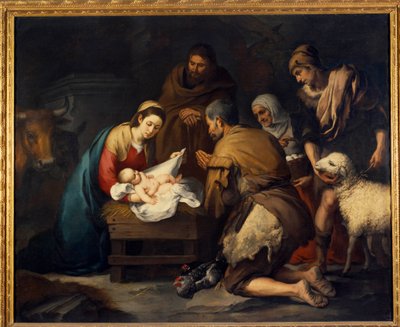 Çobanların L'adoAdoration'ı, yaklaşık 1650 (tuval üzerine yağlı boya) by Bartolomé Esteban Murillo