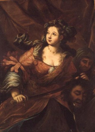 Judith, Holofernes çadırından ayrılıyor by Bartolomeo (attr. to) Biscaino