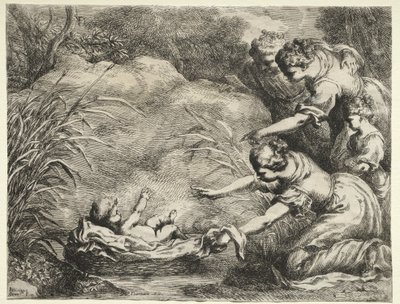 Musa Nil'den Kurtarıldı by Bartolomeo Biscaino