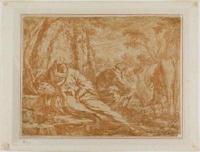 Mısır'a Uçuşta Dinlenme by Bartolomeo Biscaino