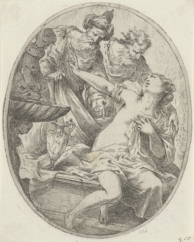 Susanna ve Yaşlılar by Bartolomeo Biscaino