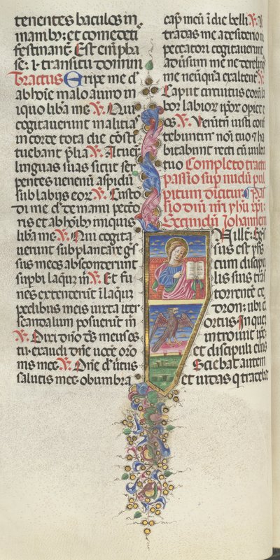 Yanlış satış: Fol. 141v: Kartallı Aziz John, 1469. by Bartolomeo Caporali