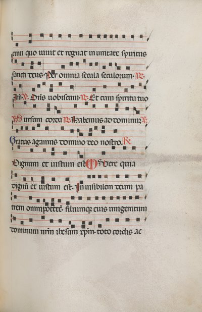 Yanlış satış: Fol. 154: Exultet için Müzik, 1469 by Bartolomeo Caporali