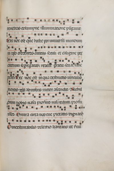 Yanlış satış: Fol. 155: Exultet için Müzik, 1469 by Bartolomeo Caporali