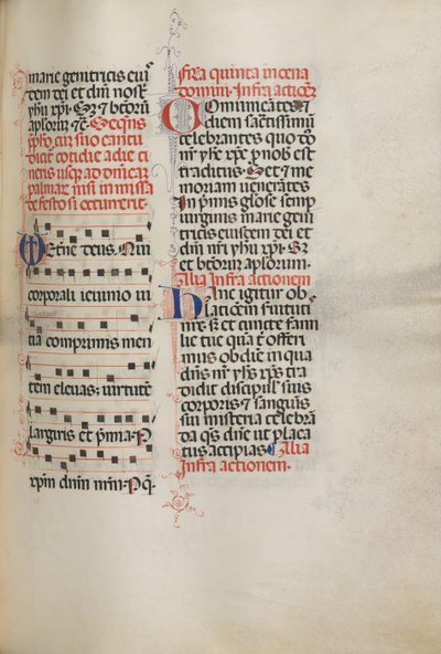 Yanlış satış: Fol. 178: Çeşitli sıradan dualar için müzik, 1469. by Bartolomeo Caporali