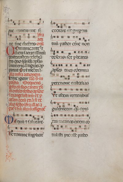 Yanlış satış: Fol. 181: Çeşitli sıradan dualar için müzik, 1469. by Bartolomeo Caporali