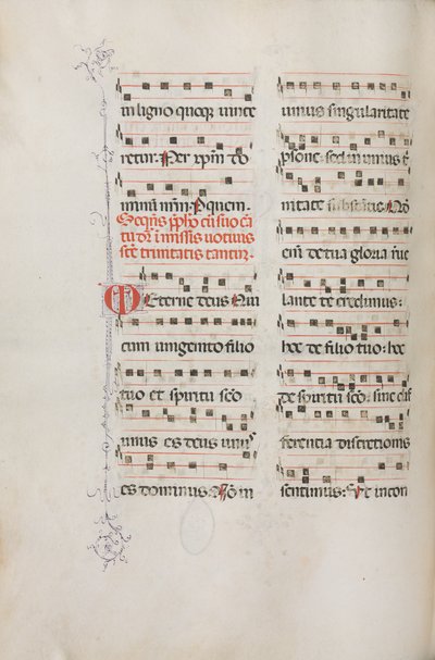 Yanlış satış: Fol. 182v: Çeşitli sıradan dualar için müzik, 1469. by Bartolomeo Caporali