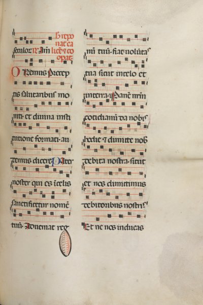 Yanlış satış: Fol. 189: Çeşitli dualar için müzik, 1469. by Bartolomeo Caporali