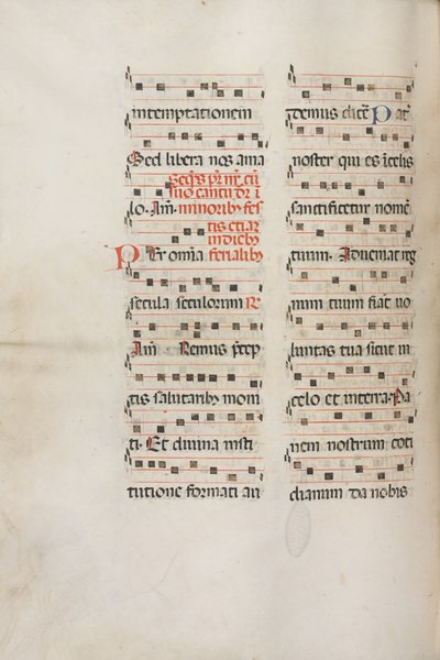 Yanlış satış: Fol. 189v: Çeşitli dualar için müzik, 1469. by Bartolomeo Caporali