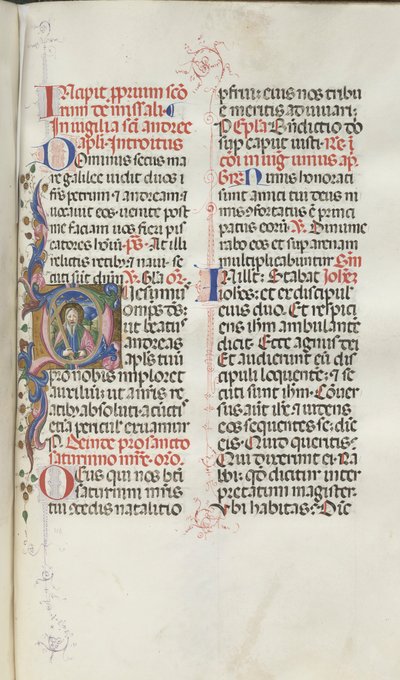 Yanlış satış: Fol. 259: Aziz Andrew, 1469. by Bartolomeo Caporali