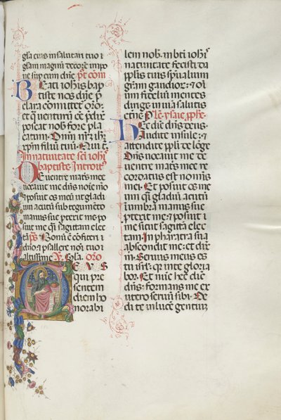 Yanlış satış: Fol. 287: Vaftizci Yahya, 1469. by Bartolomeo Caporali