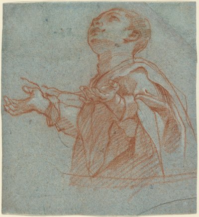 Hayranlıkla Yukarıya Bakan Bir Çocuk by Bartolomeo Cesi