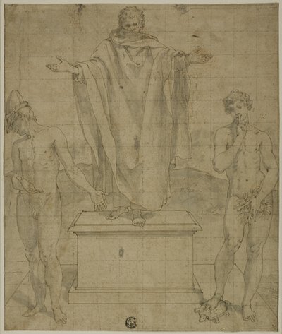 İnanç ve Sessizlik Alegorisi Çalışması by Bartolomeo Cesi
