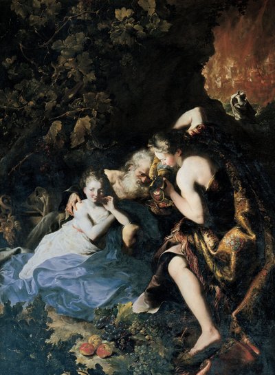Lût ve Kızları, 1695-1696 by Bartolomeo Guidobono