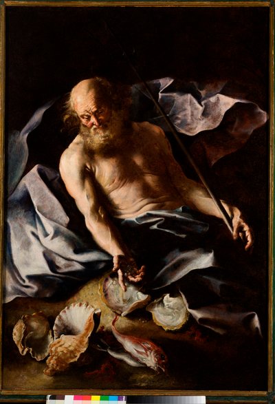 Neptün by Bartolomeo Guidobono