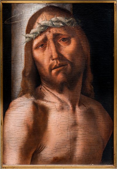 İsa sütunda, 15. yüzyılın ikinci yarısı (panelde yağlı boya) by Bartolomeo Montagna