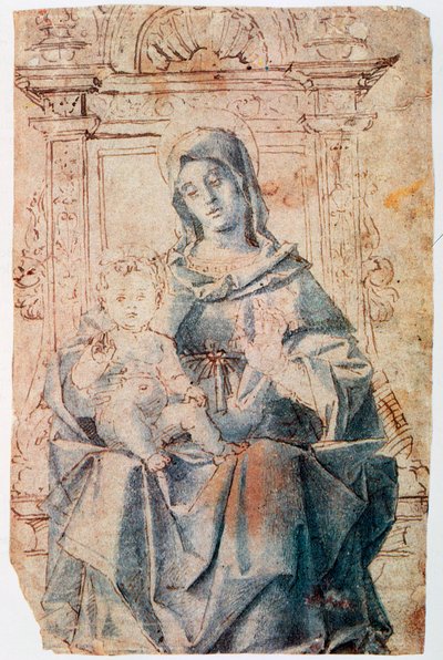 Bakire ve Çocuk, c1470-1523 by Bartolomeo Montagna
