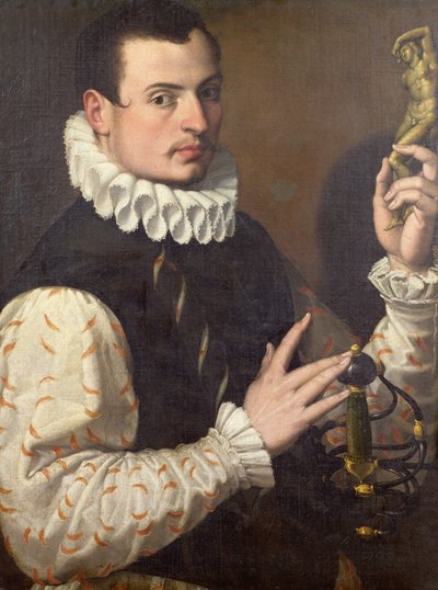 Genç Bir Adamın Portresi by Bartolomeo Passarotti